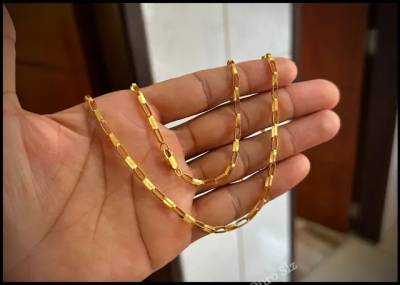 Cordo Em Prata Banhada A Ouro Tijolinho