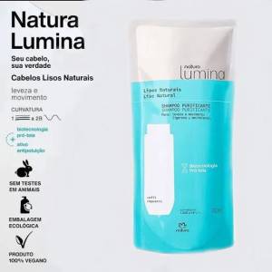 Shampoo Refil Natura Liso 300 Ml