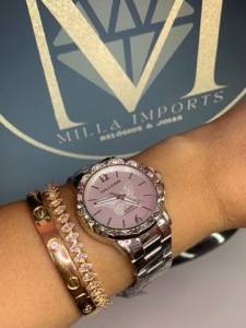 Linha Feminina Luxo  Prova D?gua Original Com Caixa & Garantia
