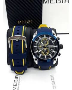 Relgio Original Megir Masculino Prova Dgua