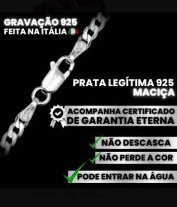 Pulseiras De Prata Grumet Escama De Peixe Original Novas Com Certificado