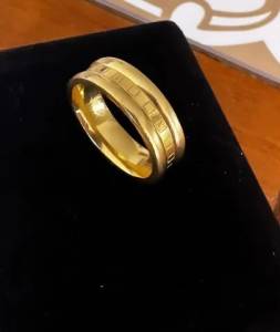 Aliana Em 18k Tamanho 24,5 Com 11.7 Gramas.