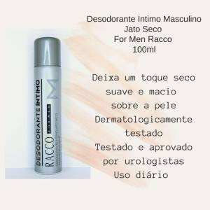 Desodorante Intimo Masculino Jato Seco For Men Racco 100ml