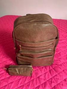 Mochila Feminina Com Estojo