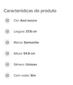 Mala Viagem Samsonite 23 Kg