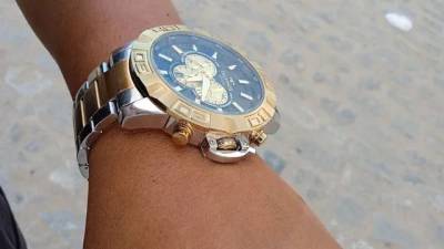 Relgio Techno Original Pulseira Caixa De Ao - Zap *