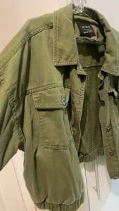 Cotton - Jaqueta Verde Militar