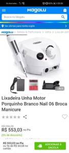 Lixadeira Eltrica De Unha De Gel
