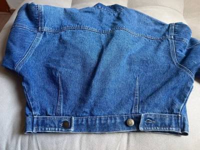Jaqueta Jeans Cropped Feminina