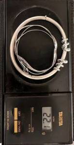 Conjunto De Colar E Bracelete De Ouro Branco