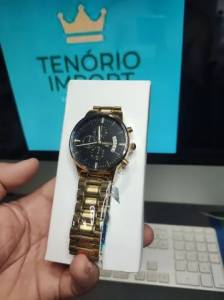 Nibosi Gold Original Relgio De Ao