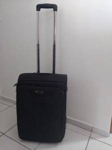 Mala Bordo Com Case Notebook Giro 360 Graus Novinha
