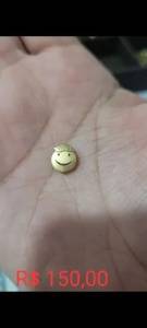 Pingente De Ouro 18k Rosto De Menino