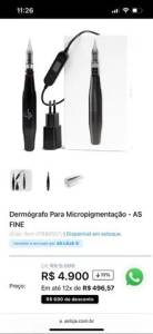 Demgrafo Micropigmentao E Tatuagem Novo