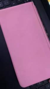 Carteira Rosa De Silicone