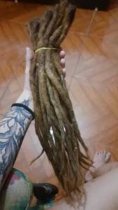 Dread De Cabelo Humano Natural