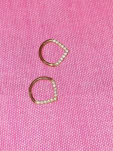 Piercings Ao Cirrgico Banhados A Ouro E Cravejados Com Cristais Swarovisk