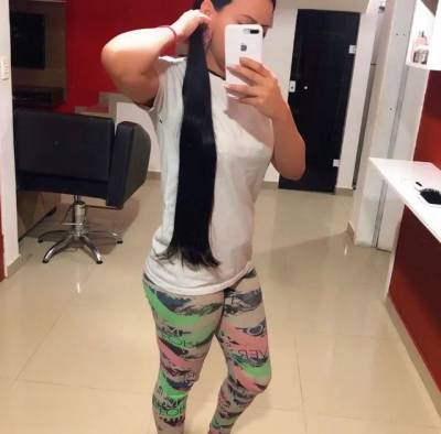Vendo Cabelo Humano Com 65/70cm Castanho Virgem