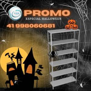 Estante De Ao 30 Cm Oferta Halloween