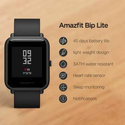 Smartwatch Amazfit Bip Lite (fala No Whatsapp)