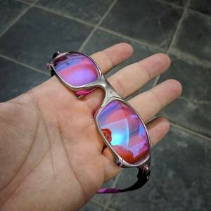 Oculos Oakley Juliet Customizada Personalizada Polarizada Full Metal