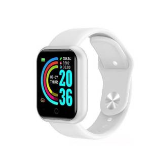 Smartwatch Y68 Prata E Branco