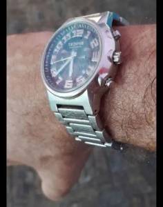 Relgio Technos Todo Em Ao Original, A Prova Dgua