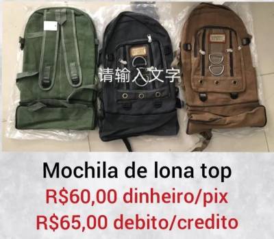 Mochila De Lona Top
