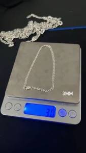 Pulseira De Prata 925 / 3mm