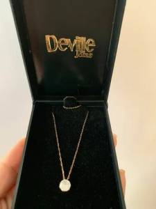 Gargantilha Feminina Ponto De Luz Ouro 18k