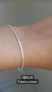 Jias Colar Pulseira Brinco Prata - 925