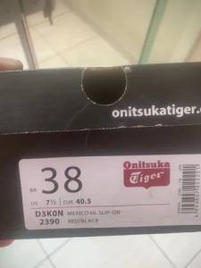 Tenis Onitsuka Tiger Nmero 38 Linha Casual Da Asics