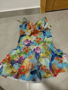 Mai Com Saia Plus Size E Florido