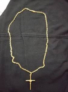 Cordo De Prata Banhado A Ouro Novo