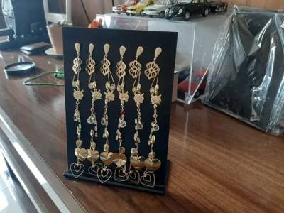 Brincos Banhados Ouro 18k Novos