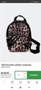 Mini Mochila Adidas