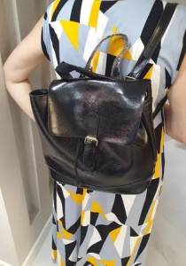 Bolsa Mochila Design Europeu Preta