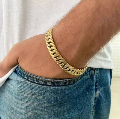 Pulseira Masculina Grumet Ouro 18k