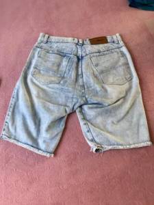 Bermuda Jeans- Azul Claro