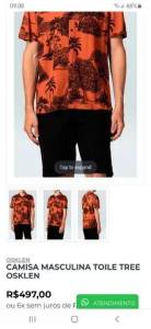 Camisa Osklen Original Linda M