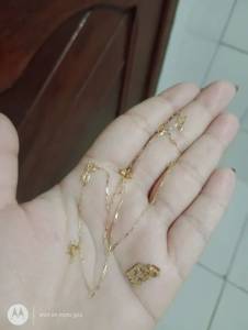 Cordo De Ouro 60 Cm Com Pingente