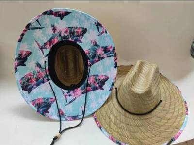 Chapu De Palha Estampado