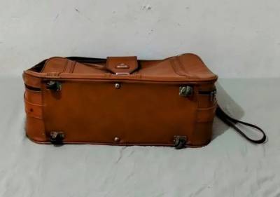 Mala De Couro Legtima Viagem