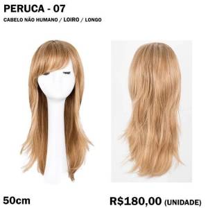 Peruca Fibra Sinttica - Modelo 07