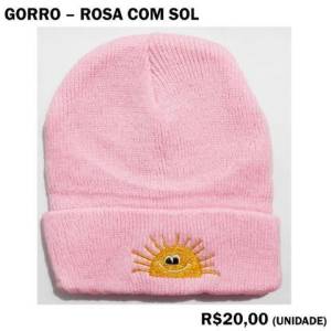 Gorro Rosa Com Sol