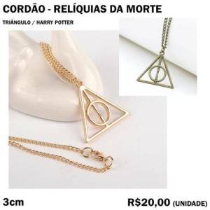 Cordo Relquias Da Morte Harry Potter
