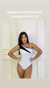Bory Tamanho nico Branco Com Preto