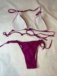 Biquni Com Bojo No Removvel Na Cor Fucsia