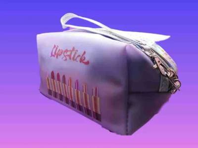 Bolsa De Mo Ncessaire - Estampa Cosmticos