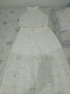 Conjunto De Pantalona Com Cropped Tam P